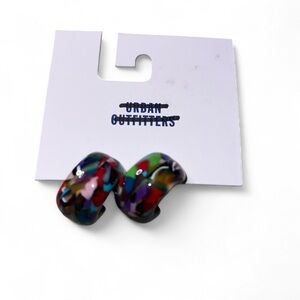 New! Urban Outfitters Multicolor Hoop Earrings